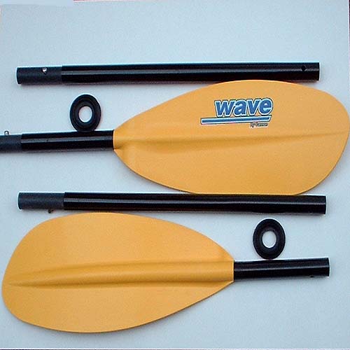 Wave 4Piece FGX Fiberglass Shaft inflatable kayak touring paddle